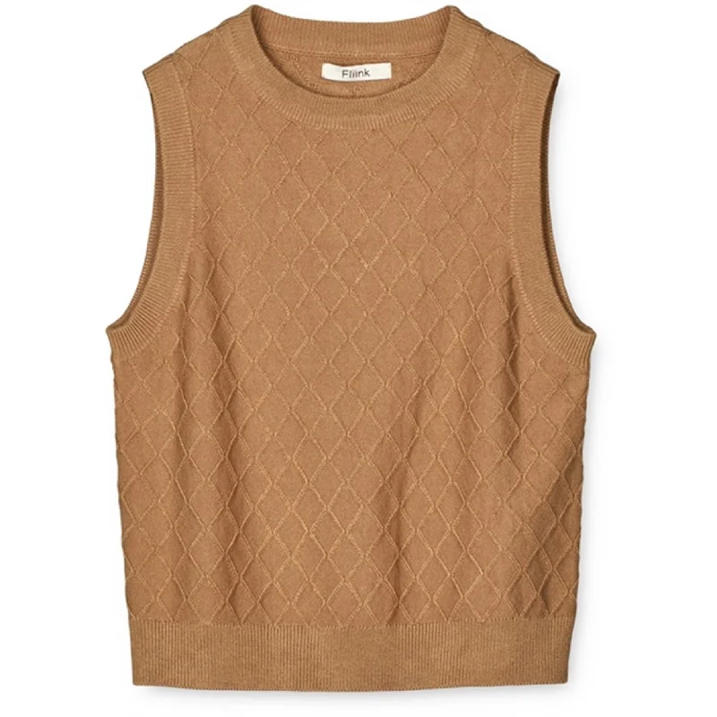 Fliink Tigers Eye Andrea Knitted Vest