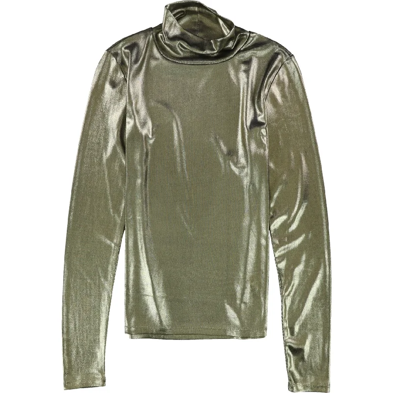 Rachel Roy Womens Metallic Pullover Blouse, Metallic, X-Small