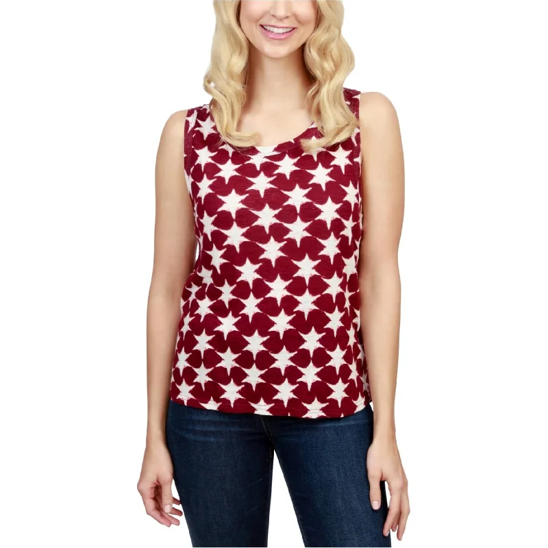 Lucky Brand Womens Star Pullover Blouse