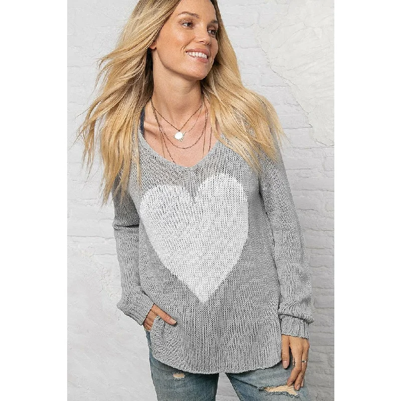 Juliet V Cotton Sweater