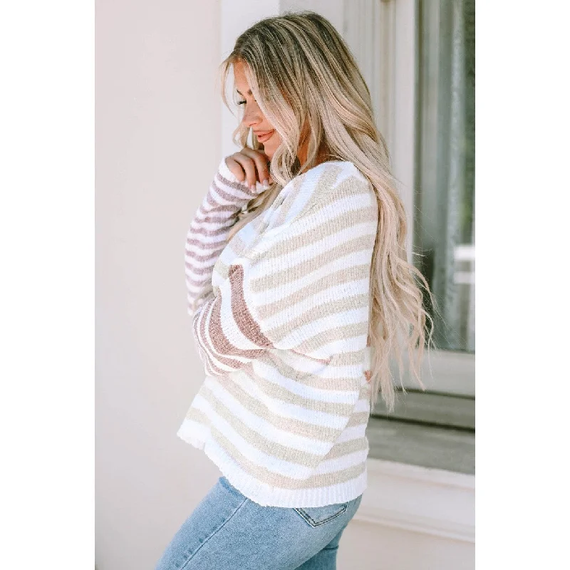 Magnolia Stripe Slouchy Sweater