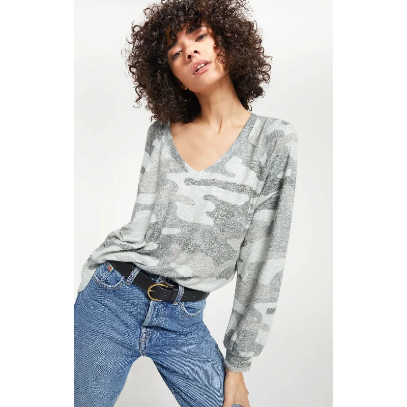 Plira Camo Sweater Slub