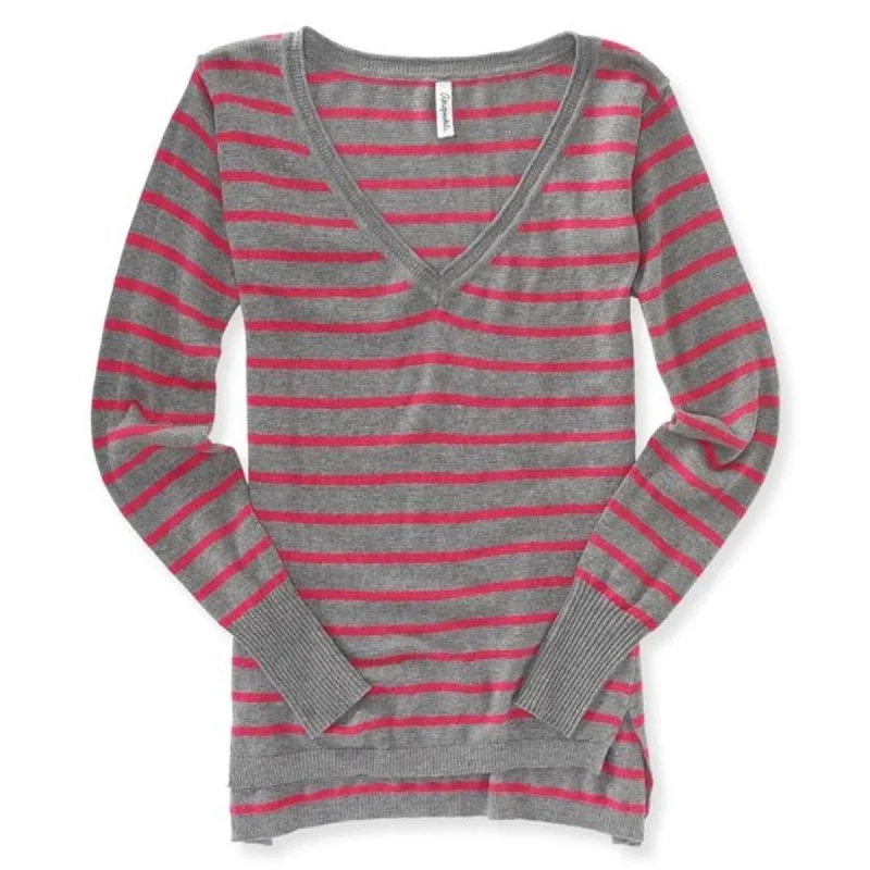 Aeropostale Womens Stripe Knit Sweater