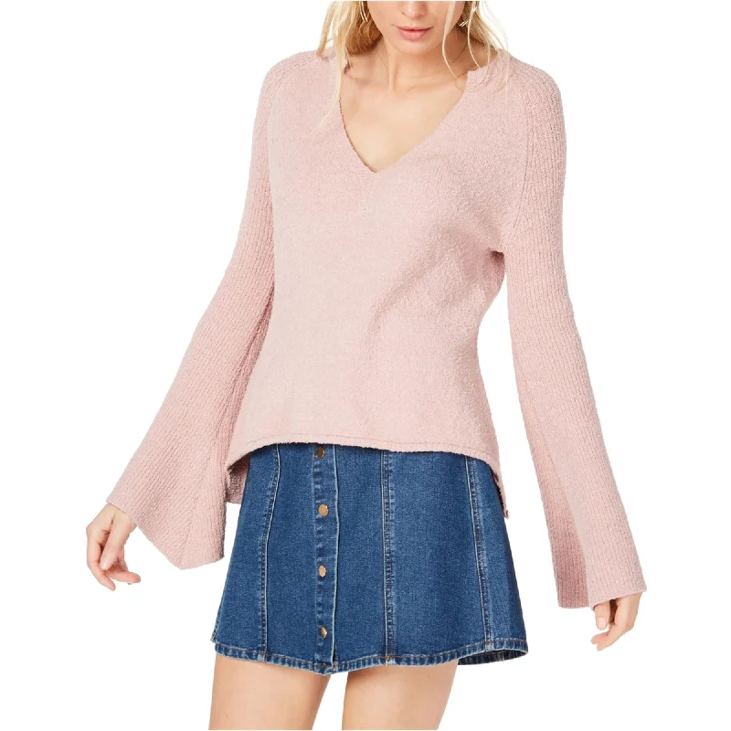 I-N-C Womens Fuzzy Knit Sweater