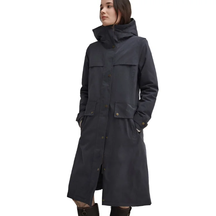 Barbour Ladies Redway Waterproof Jacket - Dark Navy/Classic