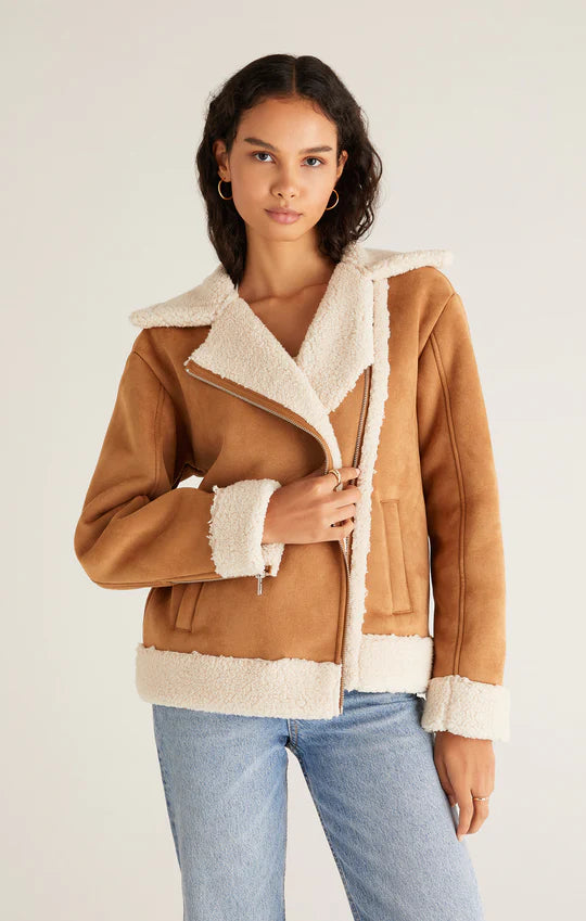 Celeste Faux Suede Jacket