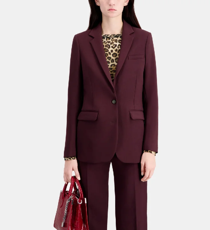 Crepe Suit Jacket