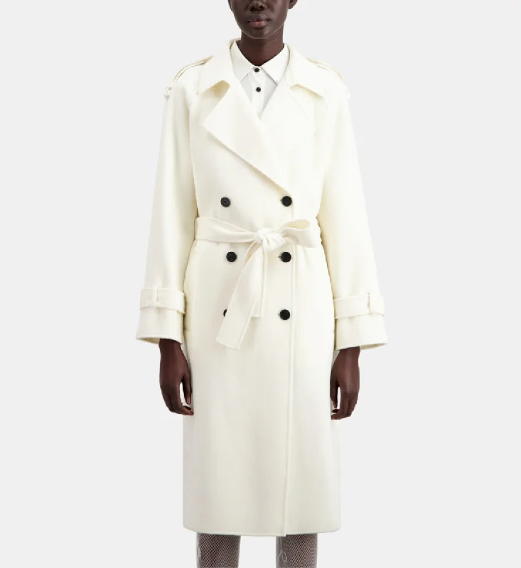 Long Wool-blend Coat