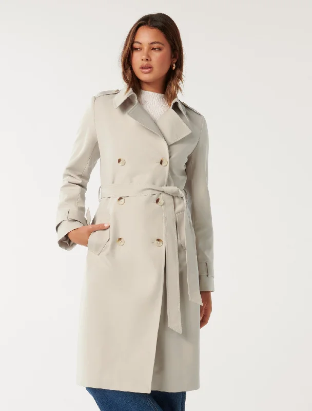 Maggie Fashion Trench Coat