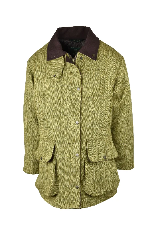 W29 - Ladies Brampton Tweed Coat SAGE (5433/21)