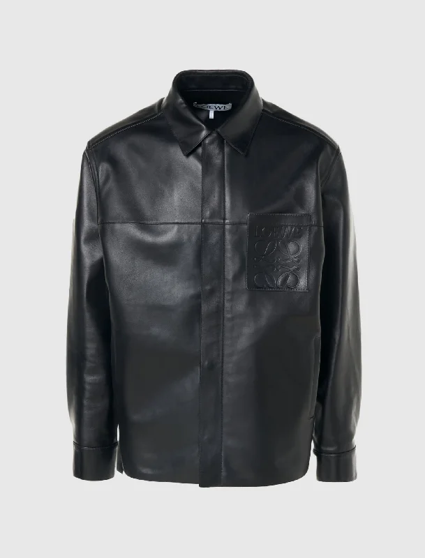 NAPPA LEATHER OVERSHIRT