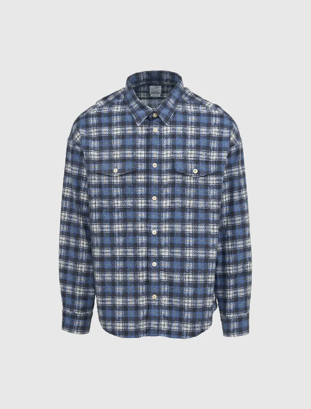 PIONEER KHADI CHECK LS SHIRT