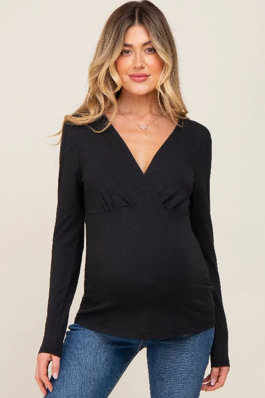 Black Bravado Designs Long Sleeve Nursing Top