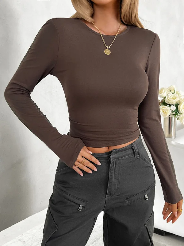 Devine Round Neck Long Sleeve T-Shirt