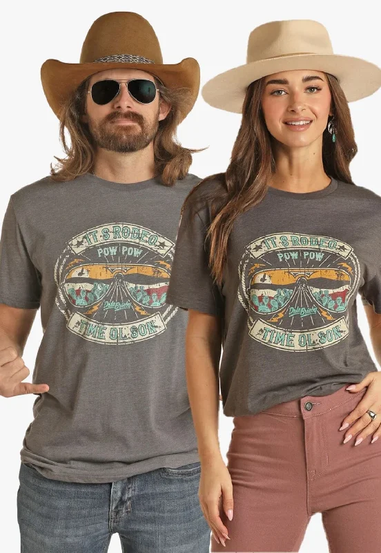 Rock & Roll Unisex Its Rodeo Time T-Shirt