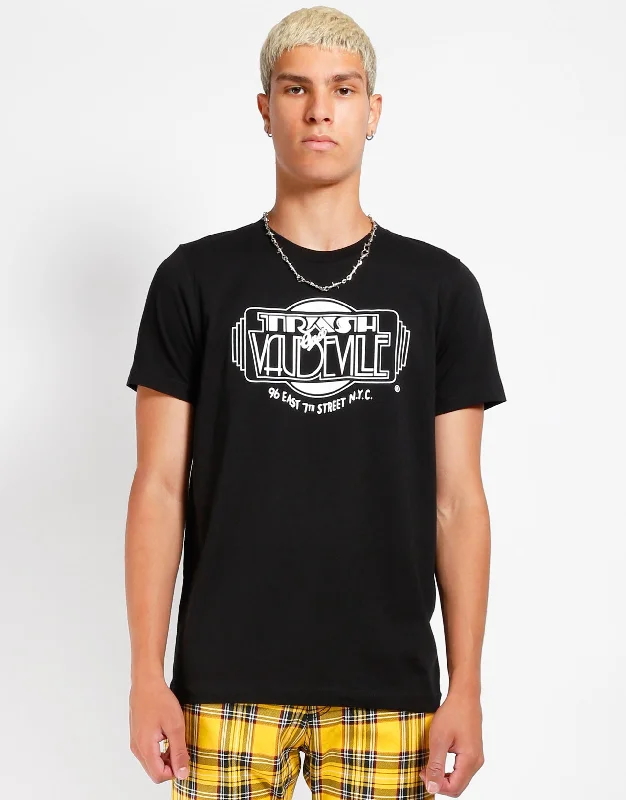 Black & White Trash & Vaudeville Logo T-Shirt