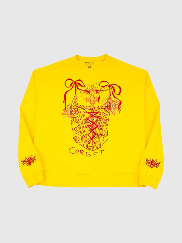 Bridgerton x Girl Knew York Yellow Sweatshirt